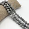 10 MM Küre Kesim Gri Jasper Taşı Dizi