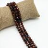 8 MM Küre Elmas Kesim Lal Garnet Taşı Dizi